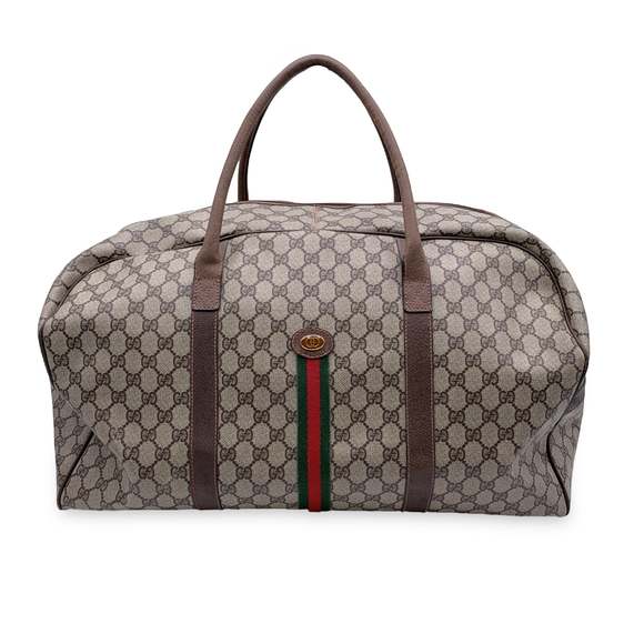 Gucci Bags Gucci Vintage Monogram Canvas Weekender Travel Duffle